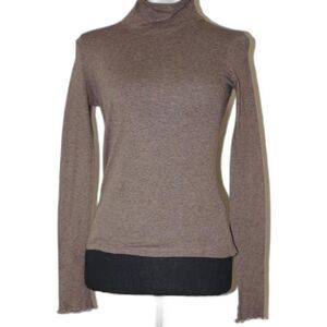 Everlane Organic Cotton Brown Turtleneck